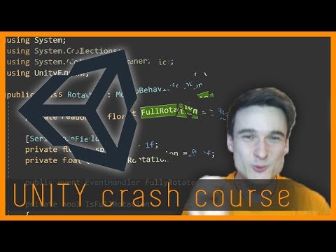 Unity beginner crash course - scripting in C# within...