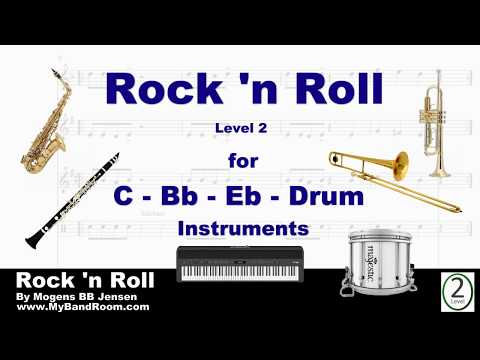 Rock n Roll : Level 2 : For C - Bb - Eb - Drums instruments
