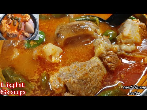 How To Make Ghana Light Soup/Light Soup Recipe