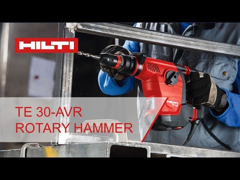 Hilti TE 30-AVR rotary hammer demo