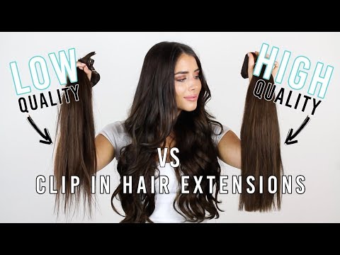 Cheap vs High Quality Clip In Hair Extensions - THE TRUTH | ZALA Hair Extensions