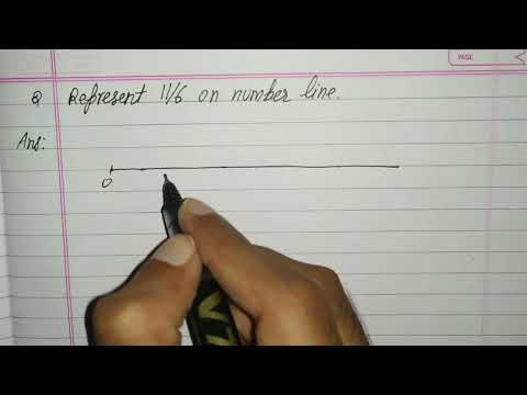 Represent 11/6 on the number line.
