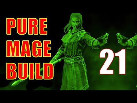 Skyrim Pure Mage Walkthrough NO WEAPONS NO ARMOR Part 21 - Insane Battle with Giants!