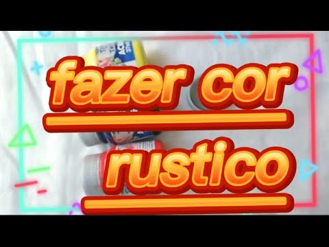 fazer cor rustico