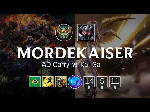 Mordekaiser Bot vs Kai'Sa - BR Challenger Patch 8.22