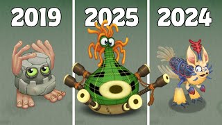 Faerie Island Evolution with Rare Pladdie - My Singing Monsters +Full Song