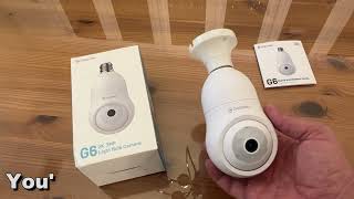 Review GALAYOU 2K Light Bulb Security Cameras Wireless Outdoor, Lightbulb Camera,WiFi Cameras