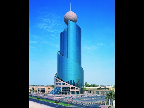 Etisalat Building and ADIB ATM Machine