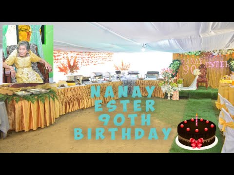 Nanay Ester 90th birthday / caloy&nhel's catering services #tapazcapiz