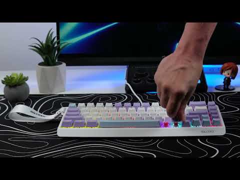 Клавіатура Ajazz NK68 V2 Red Switch Purple/White (NK68-V2-R-PWB)