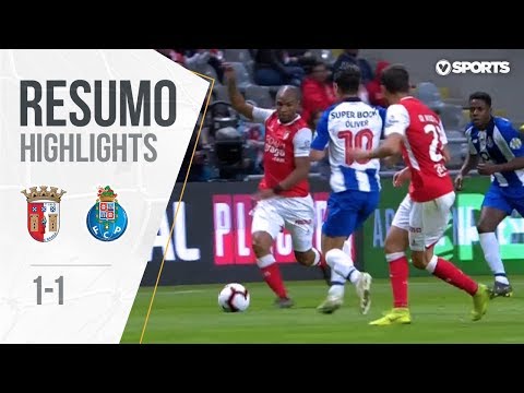 Highlights | Resumo: Braga 1-1 FC Porto (Taça de Portugal 18/19 1/2 Final)
