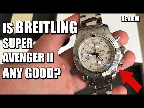 Breitling Super Avenger 2 - A Luxury $5,000 Watch Review Video