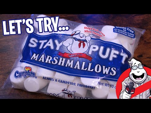 Let's try NEW Ghostbusters Stay Puft Marshmallows inspired by Ghostbusters: Afterlife!