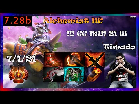 Timado alchemist HC | Full Gameplay 7.28b | Dota 2 Pro Replays