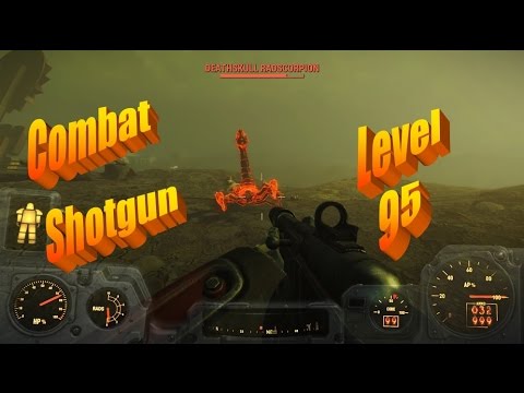 Combat Shotgun Test: Glowing Sea | Survival | Lvl 95 Fallout 4