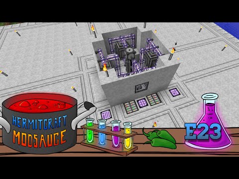 HermitCraft ModSauce: Ep23 - AE2 Completely Automated!