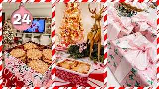 VLOGMAS 2025 ❄ Day 24 | Christmas Prep with Me 🎄 Family Lasagna Recipe, Baking & Gift Wrapping