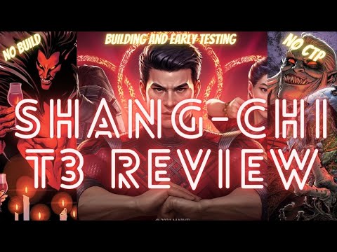 SHANG-CHI T3 BUILD UP & REVIEW - NO CTP  BUILD - WBL KNULL / MEPHISTO STAGE9 | Marvel Future Fight
