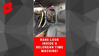 Exclusive First Look at Flux Capacitor inside a Delorean Time Machine #shorts