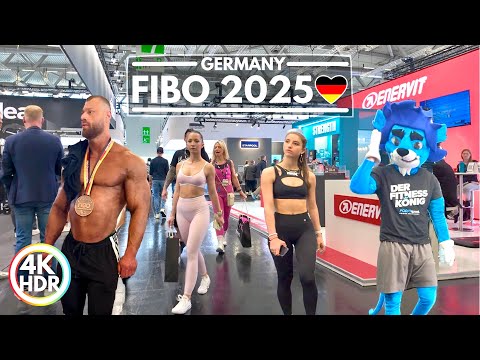 FIBO 2025: World's Biggest Fitness Expo in Köln Germany! 4K HDR Walking Tour