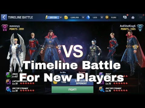 Timeline Battle Team For New Players 😍 -MARVEL Future Fight Mff Gaming Mode