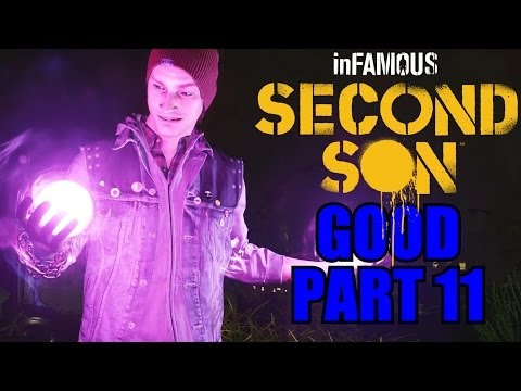 Infamous: Second Son Gameplay Walkthrough Part 11 PS4 Good Karma Review Playthrough