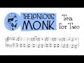 Thelonious Monk: Tea for Two (The Unique Thelonious Monk, 1956)