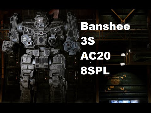 MechWarrior Online : BNC-3S "ShortRanger" (1x AC20, 8x SPL, STD340)