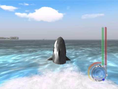 Jaws unleashed- shark being bored