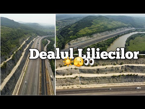 SUPERB. Autostrada Lugoj - Deva. Dealul Liliecilor imagini aeriene