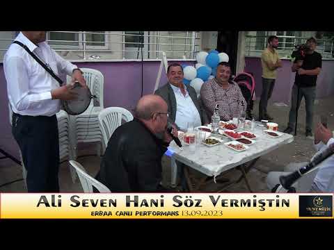 Ali Seven Hani Söz Vermiştin Erbaa Canlı Performans 13 09 2023
