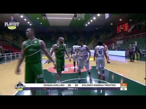 HIGHLIGHTS G2 LBA Playoff PosteMobile/ Sidigas Avellino - Dolomiti Energia Trentino 80-59