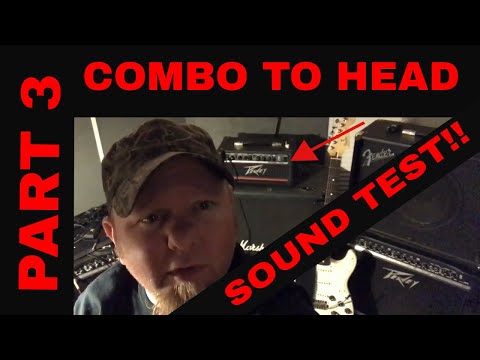 Turning a Guitar Combo Amp into a Head part 3 "SOUND TEST"