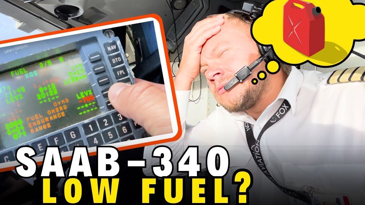 Cargo Pilot Duty: LOW fuel, BAD weather. Malta – Santiago (Divert from Vigo) SAAB 340