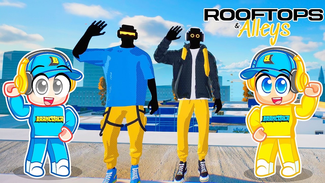 PARKOUR MULTIPLAYER NO ROOFTOPS & ALLEYS - Brancoala Games