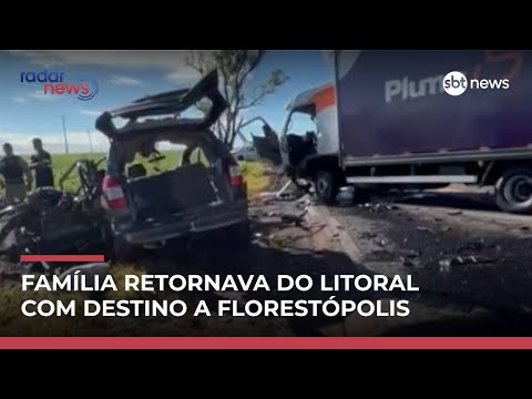 Seis pessoas morrem em acidente de carro no Paraná; 2 bebês estão entre as vítimas | #RadarNews