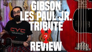 Video thumbnail for Gibson Les Paul Jr. Tribute - Affordable Short Scale Redemption from Gibson? - LowEndLobster Review by LowEndLobster
