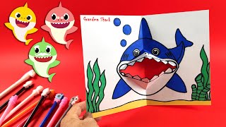 Baby Shark | Baby Shark Doo Doo Doo Greeting Card | Handmade greeting cards for school competition