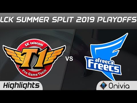 SKT vs AFS Highlights Game 1 LCK Summer 2019 Playoffs SK Telecom T1 vs Afreeca Freecs Highlights by