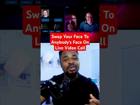 Swap your face to any face on a Live video call. This tool is free to use.  #faceswap #deepfake