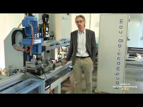 Roger A. Bachmann erklärt die Sondermaschine - Fräsen