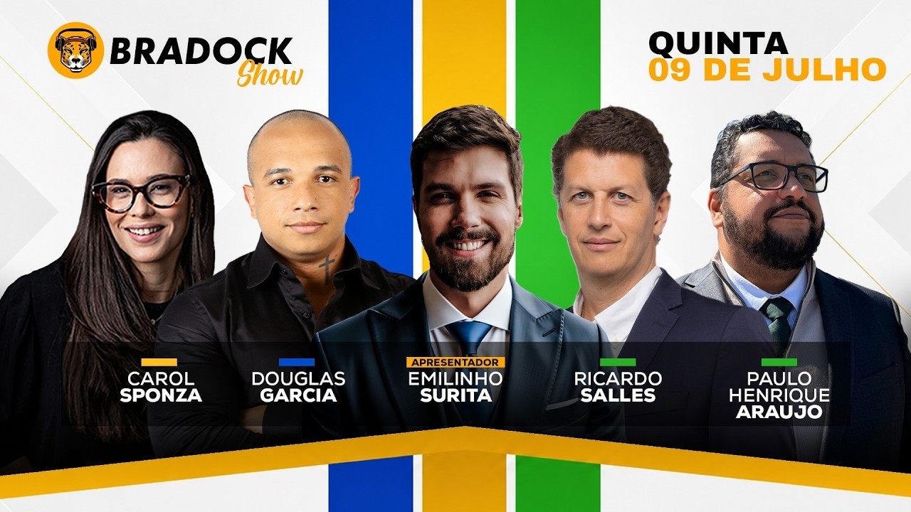 Bradock Show 09/07/26 - EMILINHO, RICARDO SALLES, PH ARAUJO, CAROL SPONZA E DOUGLAS GARCIA