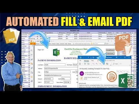 How To Merge PDF Documents With Excel FREE Template Download