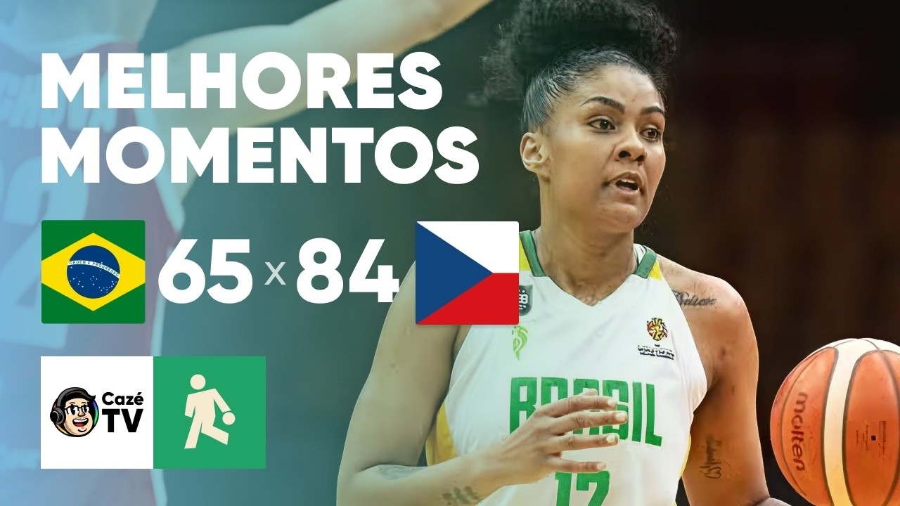 MELHORES MOMENTOS: BRASIL 65 X 84 REPÚBLICA TCHECA | ELIMINATÓRIAS DA COPA DO MUNDO DE BASQUETE