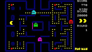 Sharp MZ-700 Game: Pac-Man (1984 Dempa) PCG version