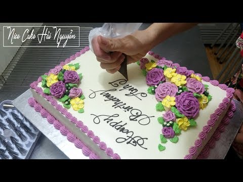 Cách Trang Trí Bánh Sinh Nhật Đẹp Chỉ Đơn Giản Với Hoa Là Đủ