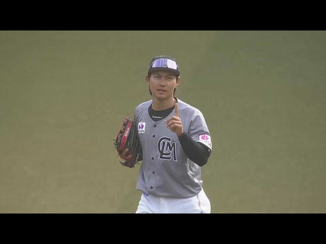 【6回表】守備範囲もイケメン!! マリーンズ・藤原恭大 センター前に落ちそうな打球をスライディングキャッチ!! 2023年4月22日 千葉ロッテマリーンズ 対 福岡ソフトバンクホークス