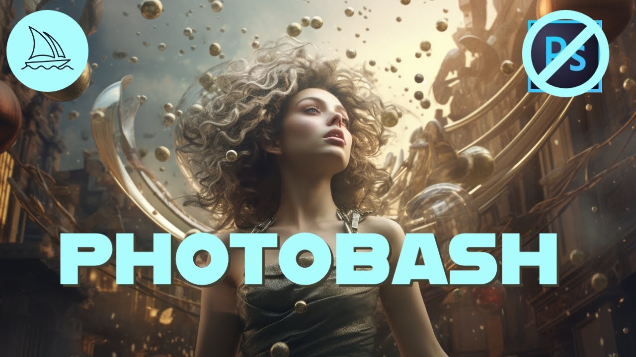 Photobash in Midjourney without Photoshop! (Tutorial & Tips!) - YouTube