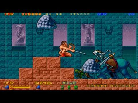 [HD] Rastan Saga 2 Round 5 End 1988 Taito Mame Retro Arcade Games