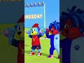 Can you name all the days 📅 of the week? #Doggyland